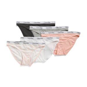 NWT Calvin Klein 5 Pack Carousel Bikini Panties L & XL MSRP $65